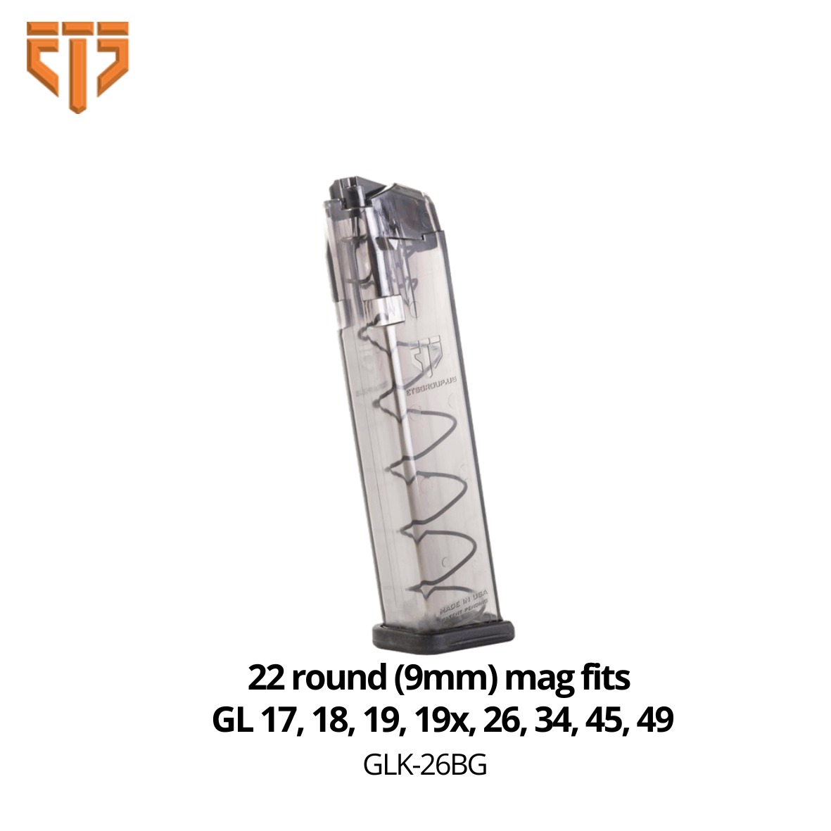 ETS Glock 26 Mag (10rd - 9mm)